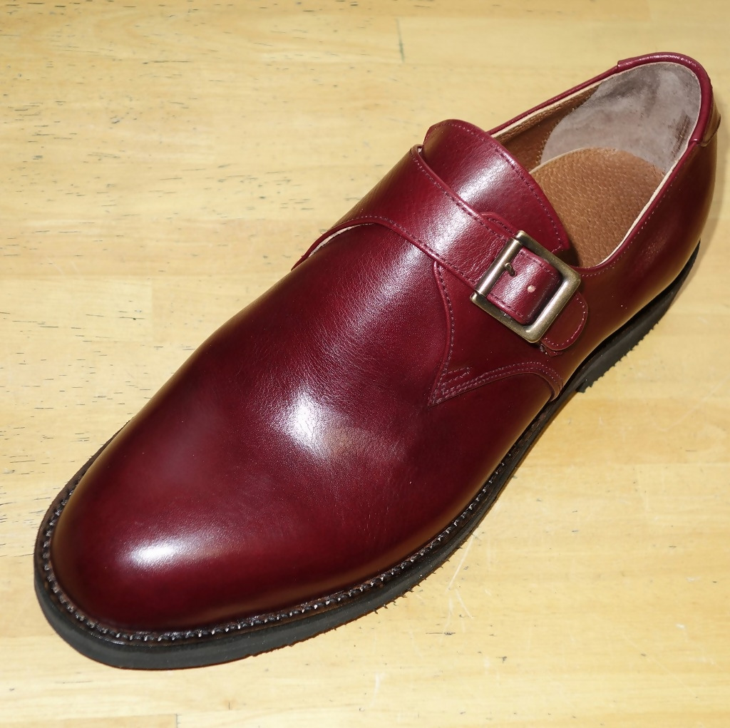 ハンドメイド の オーダー 紳士 革靴 （ モンクストラップ ） | 工房Sei シューズ オーダーメイド 紳士靴 革 靴 メンズ