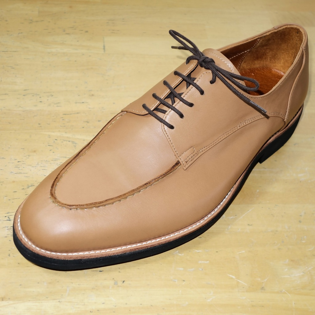 ハンドメイド の オーダー 紳士 革靴 （ モカ 縫い Ｕチップ ） | 工房Sei シューズ オーダーメイド 紳士靴 革 靴 メンズ