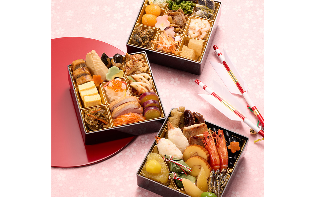 日本橋OIKAWA監修「春望」三段重 （ 約2名様用 ・ 38品目 ・ 和風 おせち ） | 合同会社コネクトライン お節 おせち料理 三段 おせち料理2026 おせち2026 冷凍