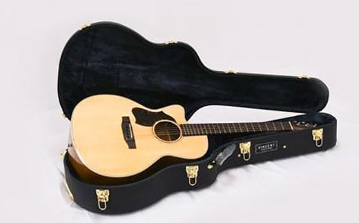 【左用アコースティックギター】K.Yairi VINCENT VM-9c-LH | ハードケース付き ギター 楽器 弦楽器 音楽 左利き