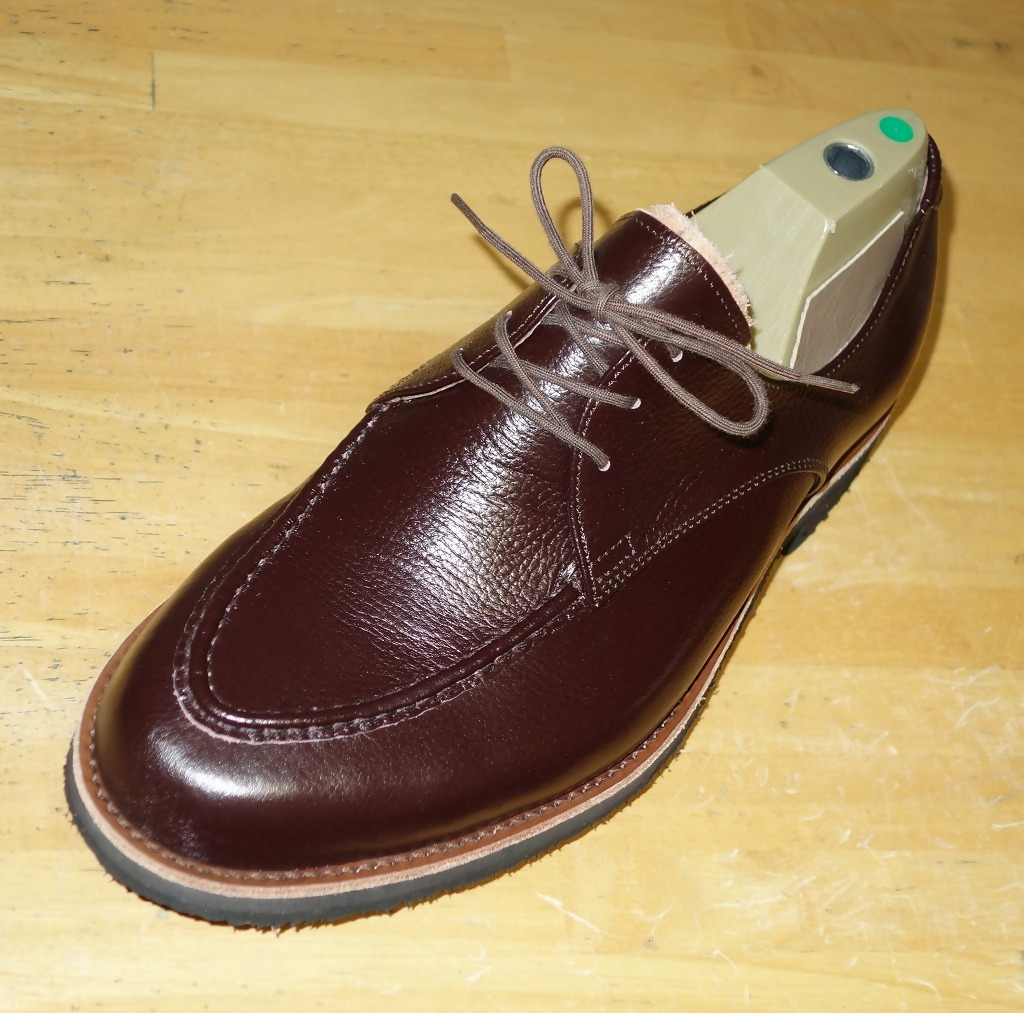 ハンドメイド の オーダー 紳士 革靴 （ モカ 縫い Ｕチップ ） | 工房Sei シューズ オーダーメイド 紳士靴 革 靴 メンズ