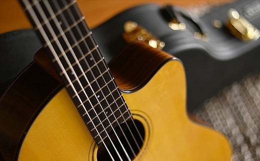 【 アコースティックギター 】K.Yairi VINCENT VC-11c ｜VINCENT ハードケース付き アコースティック ギター 楽器 弦楽器 音楽