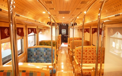 観光列車「ながら」ランチプラン 予約乗車券（ペア）| 長良川鉄道 観光 列車 ランチ プラン 鮎号 2名様 予約