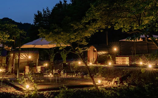 お鍋付き 日帰り 貸切 ライトアップサウナ 休日（土、日、祝日） 大人4名様まで/5名様以上は別料金 | つづやビレッジ サウナ 貸切サウナ