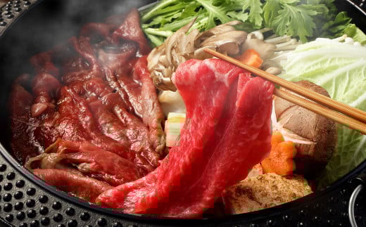 飛騨牛 もも ・ かた すきやき用 400g | 肉のかた山 牛肉 お肉 肉 和牛 黒毛和牛 国産 すき焼き M16S30