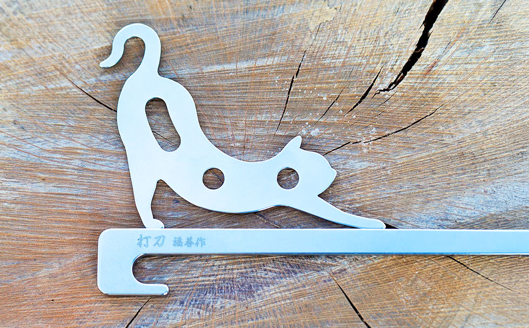 【4個セット】猫型自在『 大福（だいふく）』| 福善刃物工業 アウトドア用品 キャンプ用品 M08S75