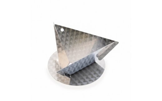 【組立式 コーヒー ドリッパー コーヒー豆付】（青海波） | 美光技研 珈琲 コーヒー 豆 ドリッパー 組み立て アウトドア 日本製 M40S31