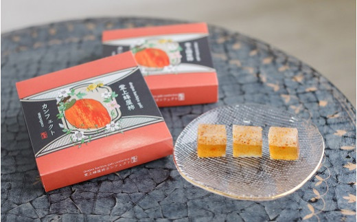 堂上蜂屋柿カンフェクト 12個入り | 川登屋 柿 琥珀糖 和菓子 お菓子 スイーツ 贈り物 プレゼント ギフト 102-0646【2026年5月下旬まで発送予定】