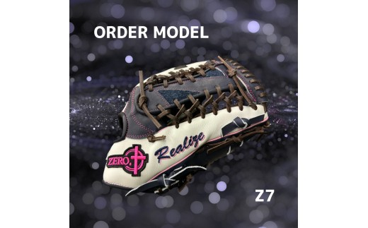 【右利き用】ZERO.REALIZE 軟・硬式兼用グローブ（Z7 外野手用） オーダーモデル 野球用グローブ グラブ 野球用グラブ