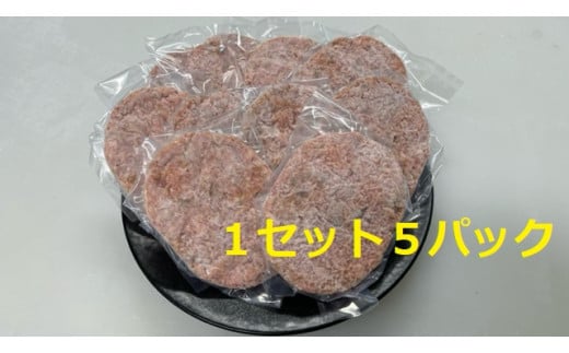 飛騨牛入り ハンバーグ 5個 セット | 丸坂山田農園 飛騨牛 牛肉 肉 お肉 手作り 惣菜 M08S66