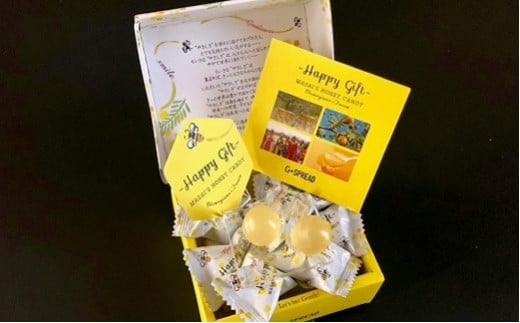 【国際社会貢献品】 ハニー キャンディ 8個入×6箱 | ジースプレッド お菓子 スイーツ おやつ 飴 あめ はちみつ 支援 M12S81