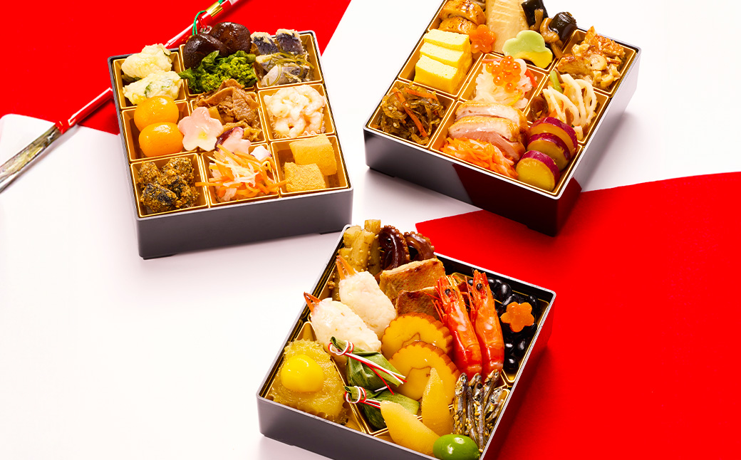 日本橋OIKAWA監修「春望」三段重 （ 約2名様用 ・ 38品目 ・ 和風 おせち ） | 合同会社コネクトライン お節 おせち料理 三段 おせち料理2026 おせち2026 冷凍