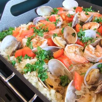 830 BF45-01　ZEOOR 極厚バーベキュー鉄板 深皿 4.5mm 330×260mm