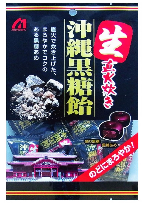 1102 桃太郎製菓 生 沖縄黒糖飴 150g×6袋