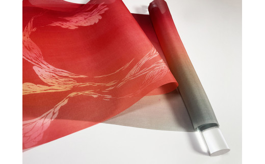 421 美濃友禅タペストリー　志シリーズ（型染め）　陽光