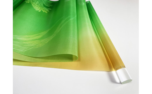 422 美濃友禅タペストリー　志シリーズ（型染め）　新緑