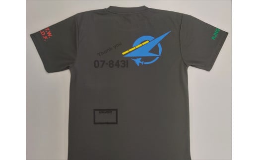 742 F-4EJ改 431号機 Tシャツ（飛行開発実験団 暗灰）