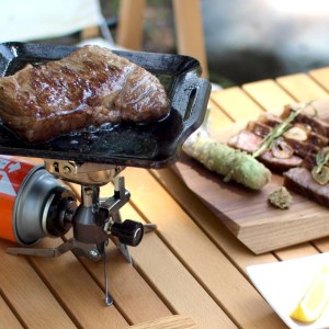 819 イワタニ カセットガス ジュニアコンパクトバーナー 専用 極厚 鉄板 板厚9mm IW90-10