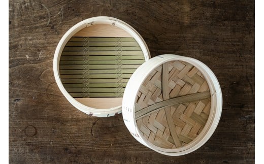 982 曲物工房清水　中華セイロ　24センチ　身と蓋のセット