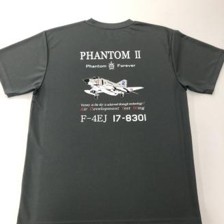 747 F-4EJ 301号機 Tシャツ（岐阜城 F-4 グレー）