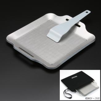 821 BQ50-10　ZEOOR キャンプ ステンレスプレート 板厚5mm 200×170mm