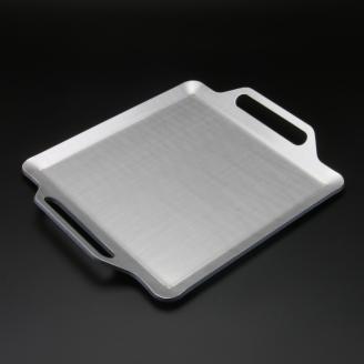 823 BQ50-01　ZEOOR キャンプ ステンレスプレート 5mm 330×280mm