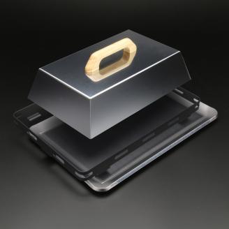 843 IW90-08　イワタニ 炙りやⅡ 炙りや 専用 極厚鉄板 9mm 五徳 蒸し焼き蓋付き