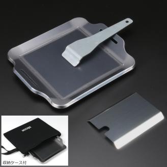 844 IW45-20　イワタニ ジュニアコンパクトバーナー専用 極厚鉄板 4.5mm 遮熱板・ケース付き