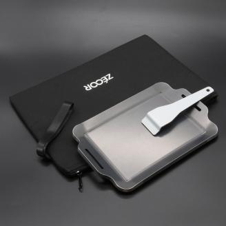 794 ZEOOR ソロ鉄板シリーズ キャンプ 極厚鉄板 プレート 厚さ6mm Sサイズ