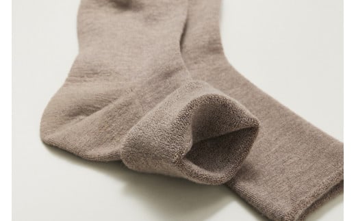 920 冷え性さんのためのルームソックス（チャコールグレー）