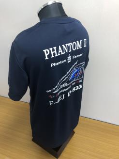 744 F-4EJ 301号機 Tシャツ（岐阜城 尾翼 紺）