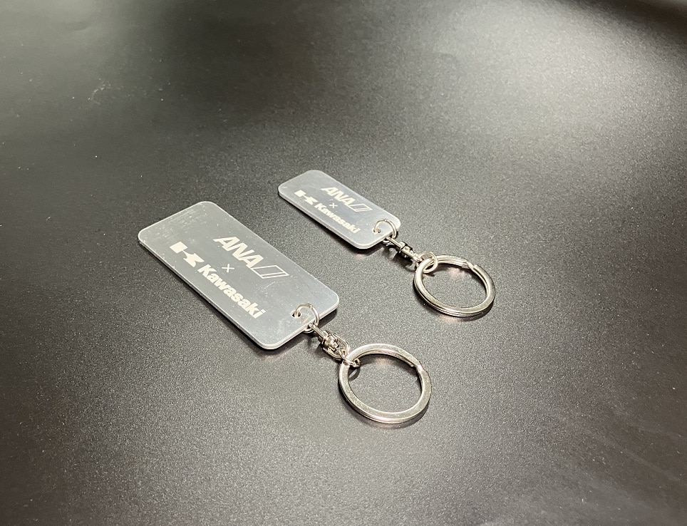 1076【ANA限定】B767 アップサイクル タグキーホルダー(小)
