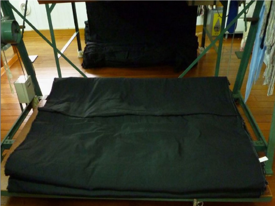 1199 暗幕生地カット アンマクヤオリジナル ポリエステル暗幕 P-2 100cm×80cm 遮光1級 防炎