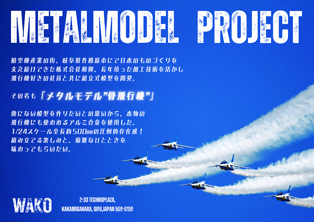 271 組立式模型「メタルモデル”骨飛行機”」