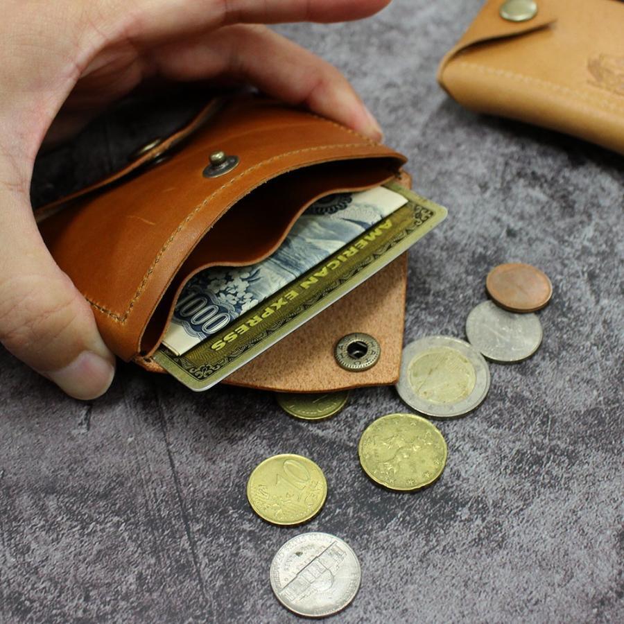 379 フラグメントケース（ヌメ革製　小銭入れ、カードケースになるキャッシュレス対応ケース）