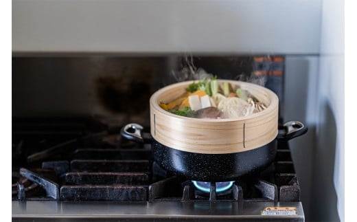 981 曲物工房清水　中華セイロ　21センチ　身と蓋のセット