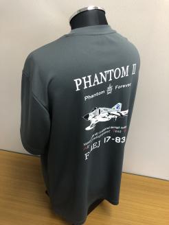 747 F-4EJ 301号機 Tシャツ（岐阜城 F-4 グレー）