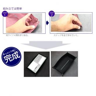 384 ティッシュBOXケース（牛本革製）