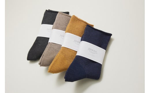 920 冷え性さんのためのルームソックス（チャコールグレー）