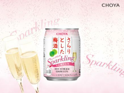 621 チョーヤ CHOYA さらりとした梅酒 スパークリング缶 250ML×24本