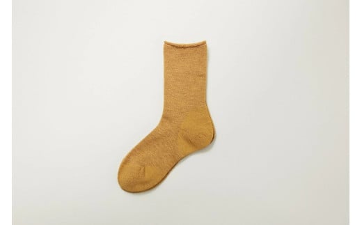 918 冷え性さんのためのルームソックス（カラシ）