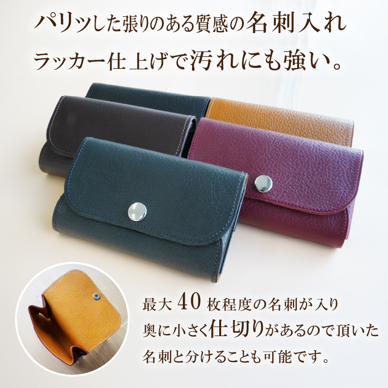 【色が選べる】 靴職人が作る名刺入れ 【0062-027】