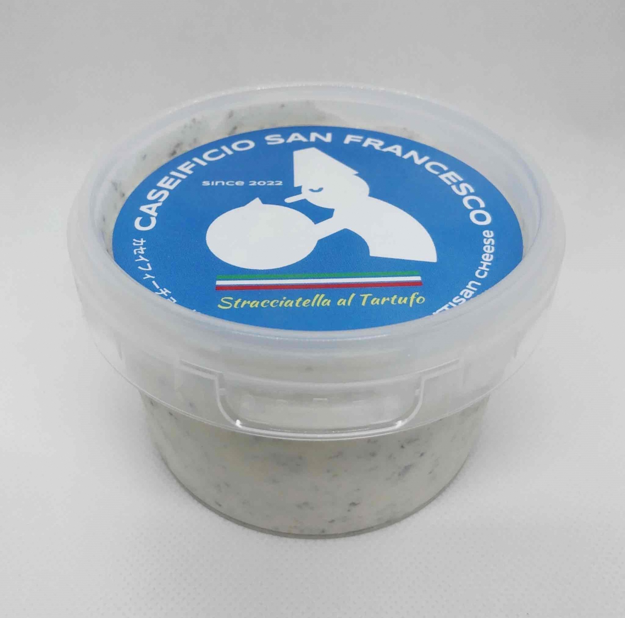 【定期便】ストラッチャテッラ（黒トリュフ入り） Stracciatella al Tartufo 200g(2カ月連続お届け)【0073-060】