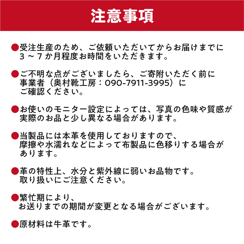靴職人が作るセミオーダー靴（紳士） 【0062-018】