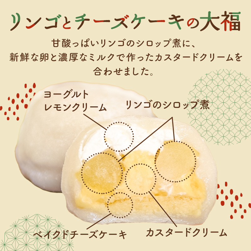 ミックス大福詰め合わせ　10個   フルーツ大福 和菓子 スイーツ お菓子 フルーツ和菓子 ギフト 【0107-001】