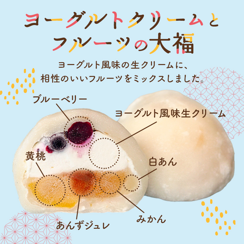 ミックス大福詰め合わせ　10個   フルーツ大福 和菓子 スイーツ お菓子 フルーツ和菓子 ギフト 【0107-001】