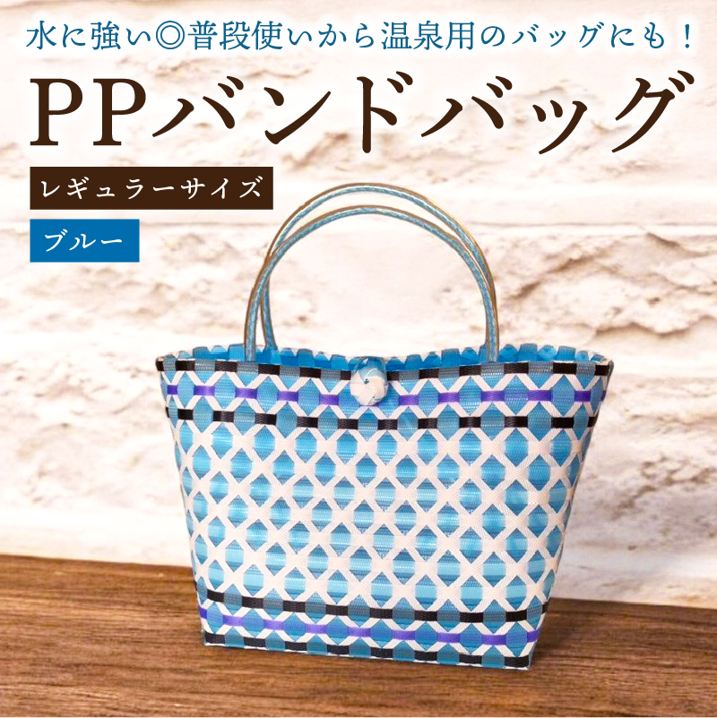 PPバンドバッグ（レギュラーサイズ）色：ブルー