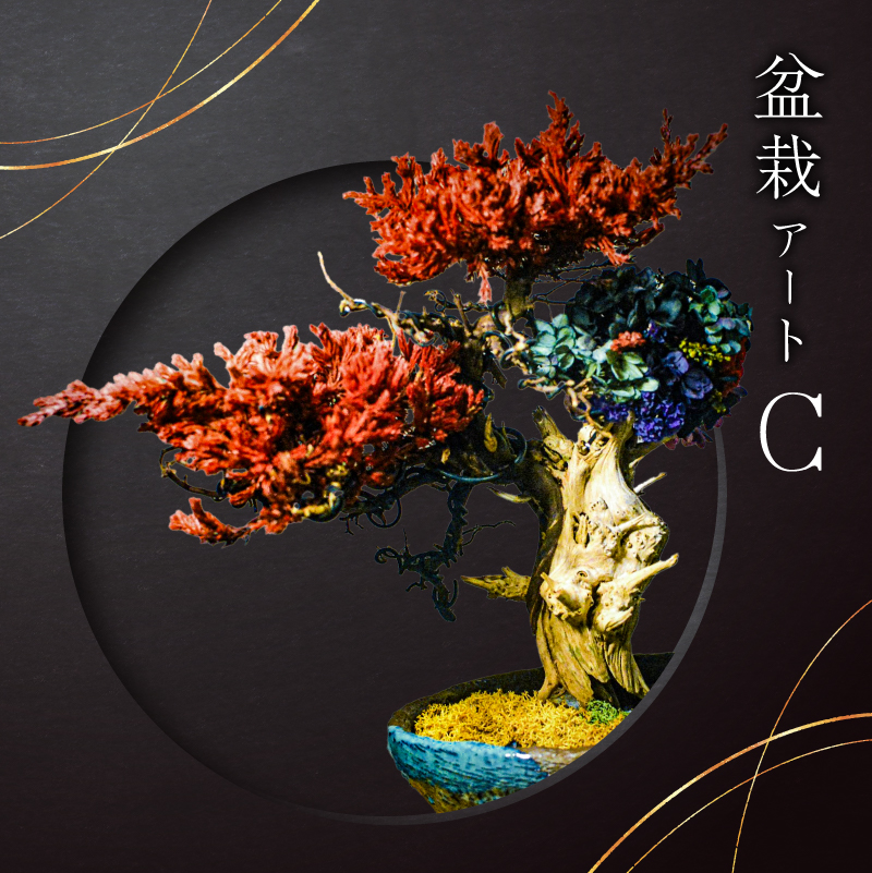 盆栽アート【C】 【0120-003】