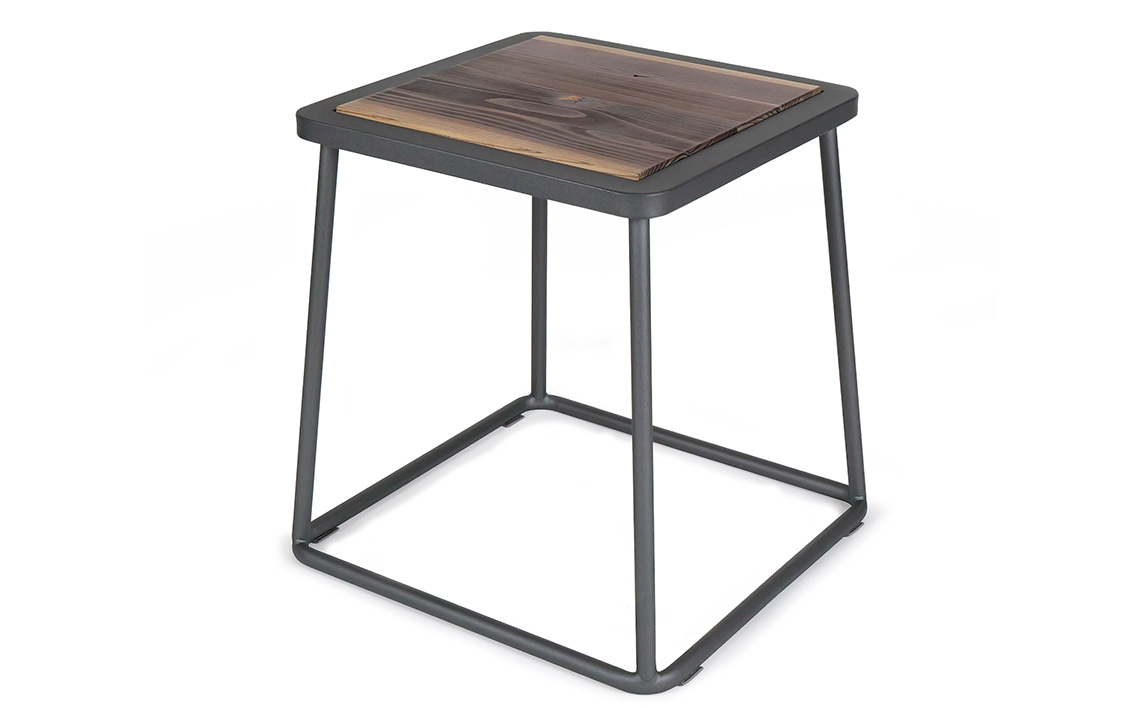 squaRスクエアール　スツール～塔～ガンメタリック