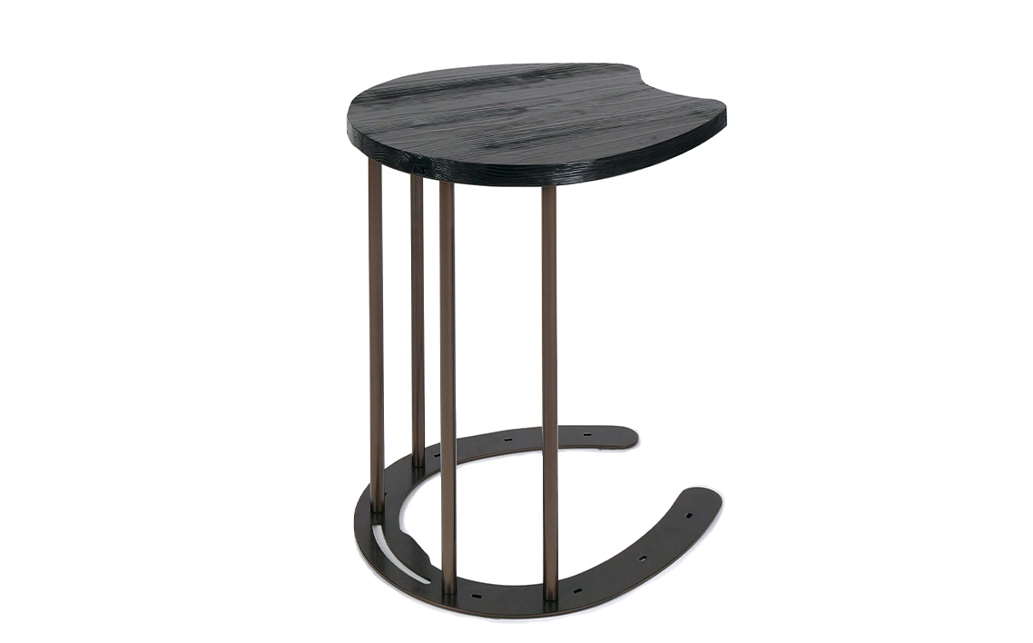 馬蹄デザインサイドテーブル 5kg